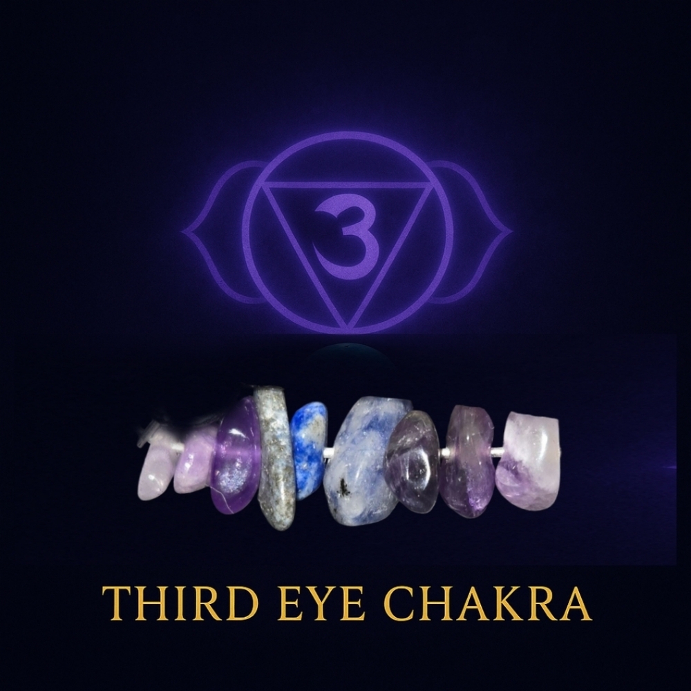 Third Eye Vibe Bar • Amethyst • Lapis Lazuli • Labradorite • Wear It Your Way